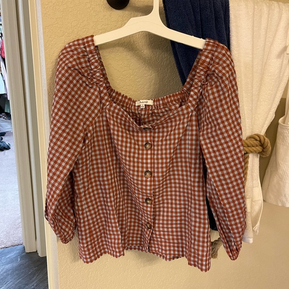 Madewell Gingham blouse - Picture 7 of 7